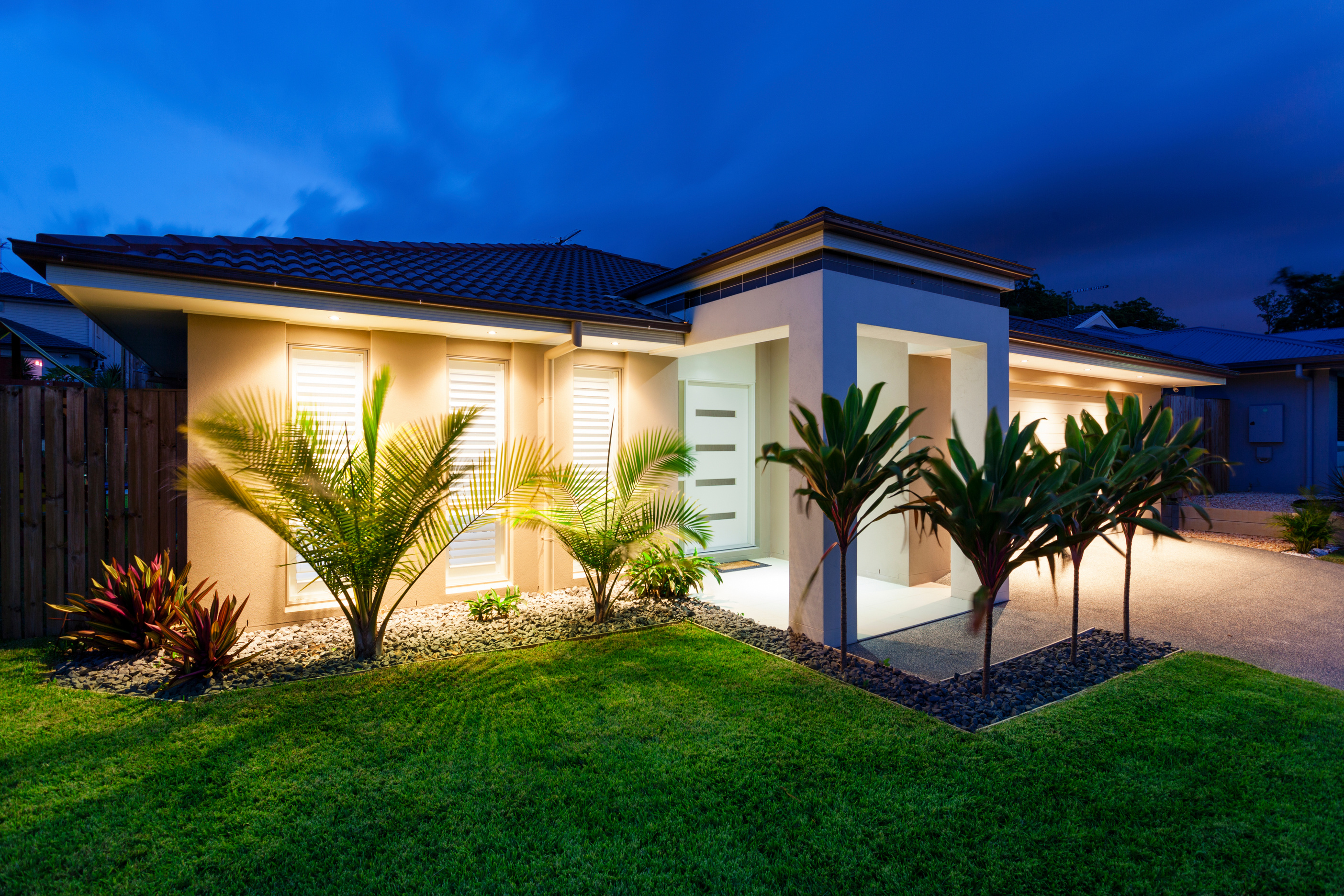 New Home at Dusk